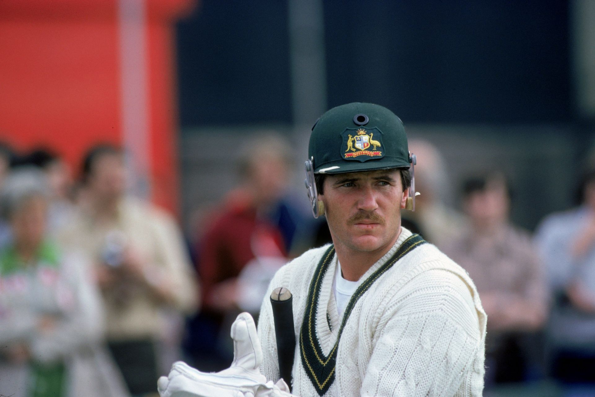 Allan Border in action for his country during the 1981 Ashes series