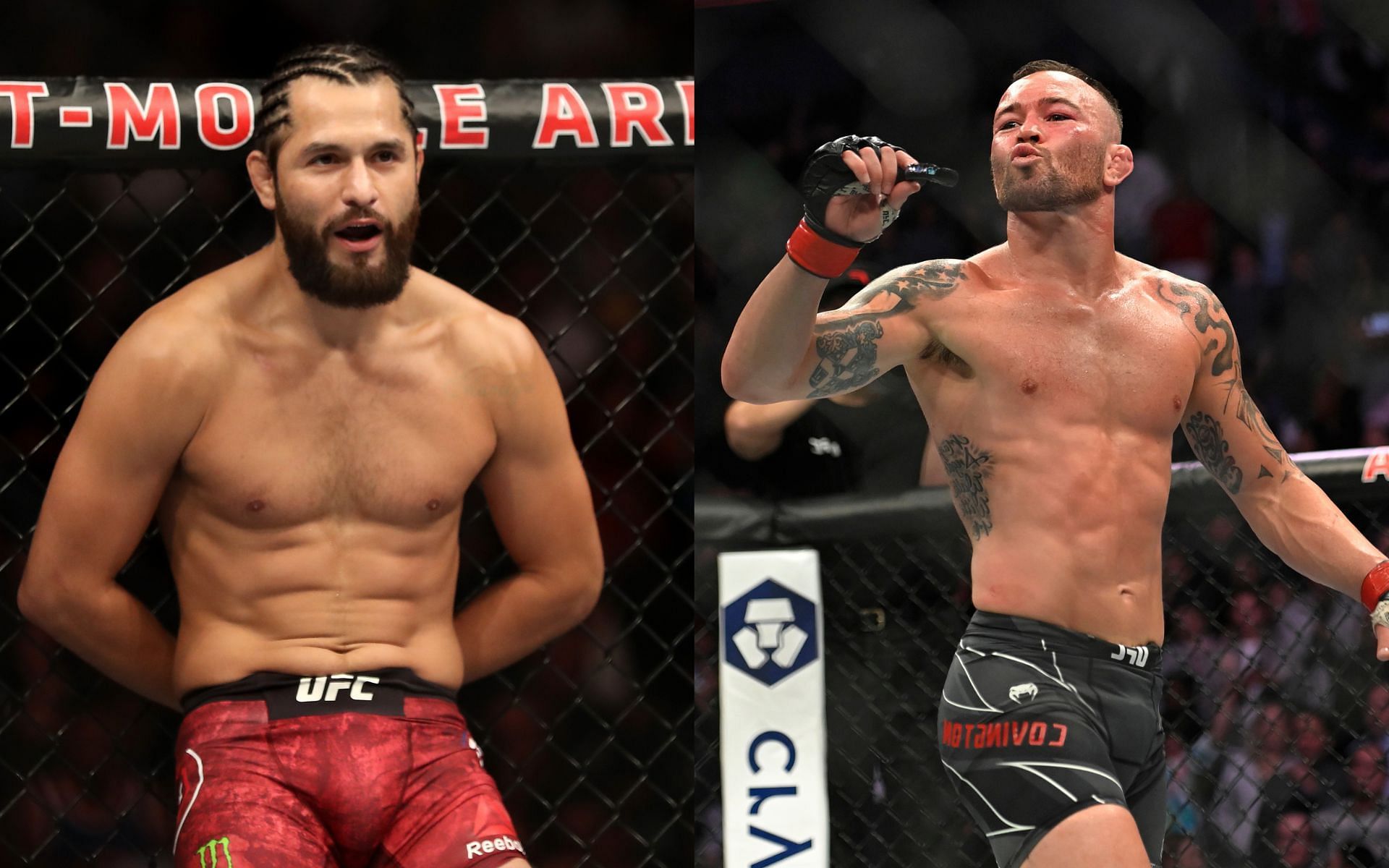 Jorge Masvidal (left), Colby Covington (right)