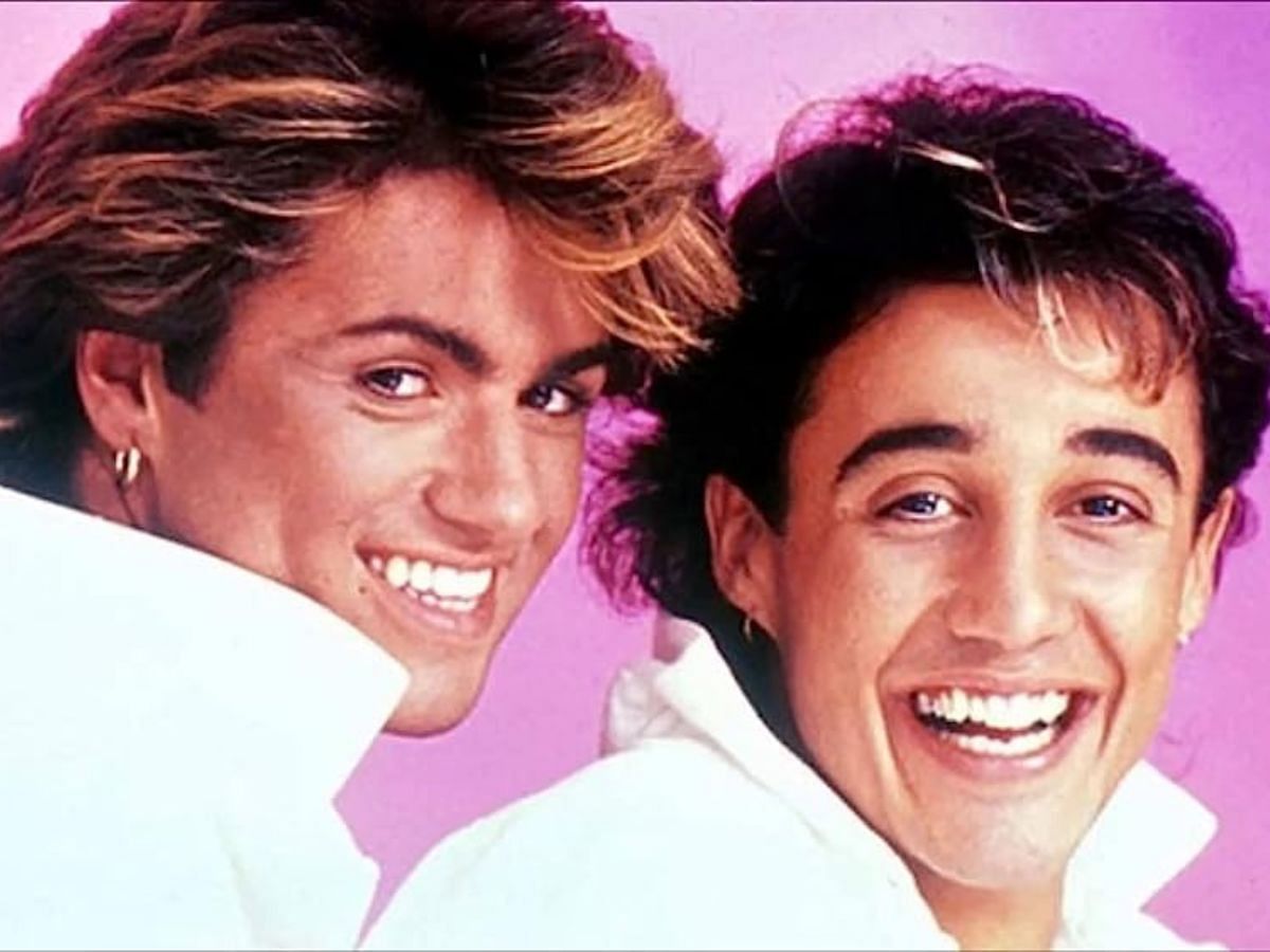 A still of the duo of Wham! (Image Via IMDb)