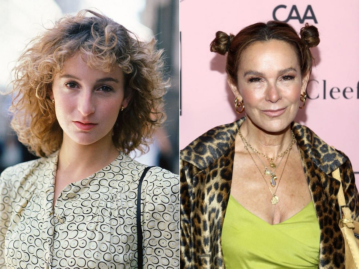 Stills of Jennifer Grey before (left) and after (right) plastic surgery (Images Via Getty Images)