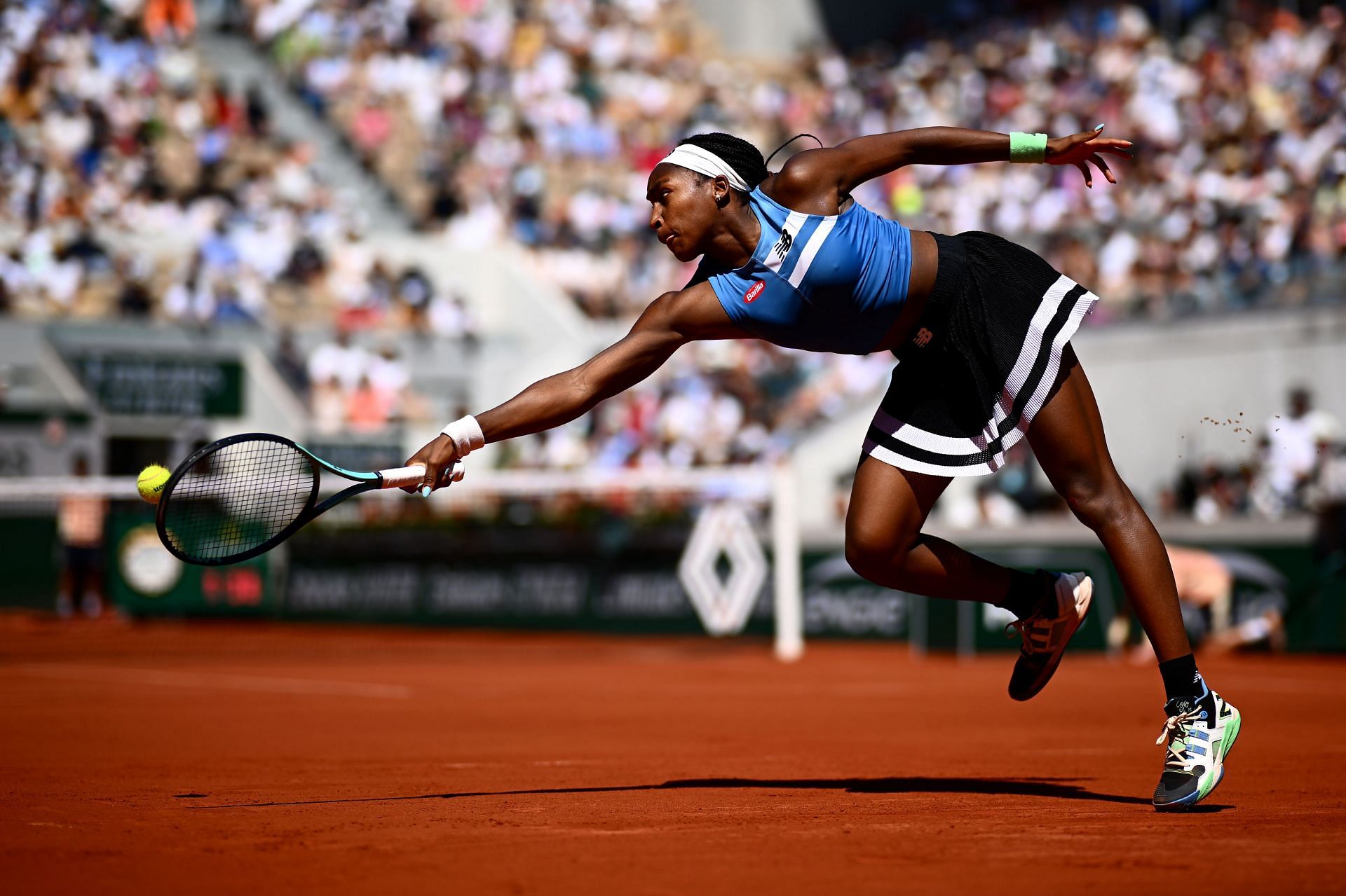 Coco Gauff in action