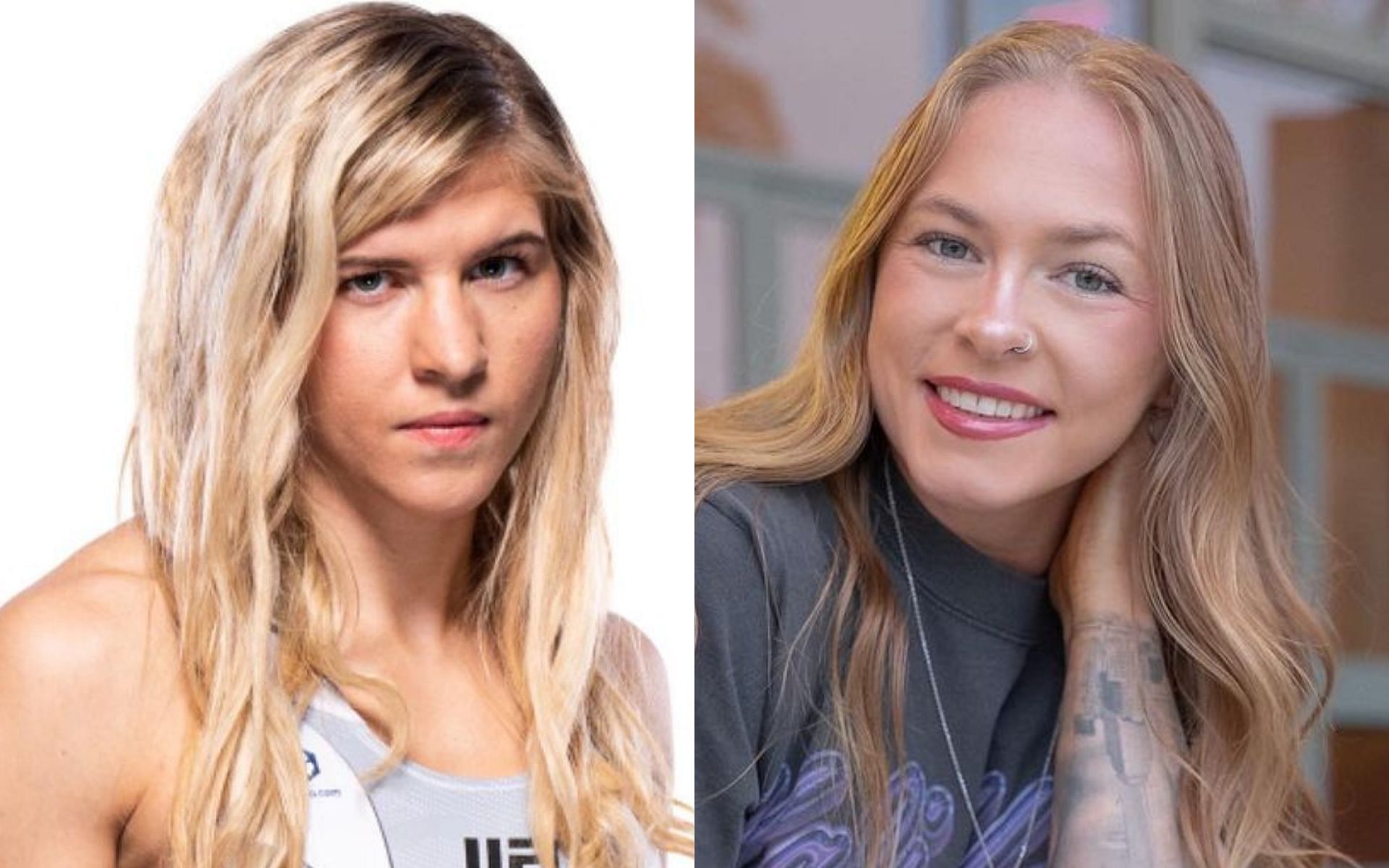 Miranda Maverick (Left), Kay Hansen (Right) [Image courtesy: @fearthemaverick and @kayhansenmma on Instagram]