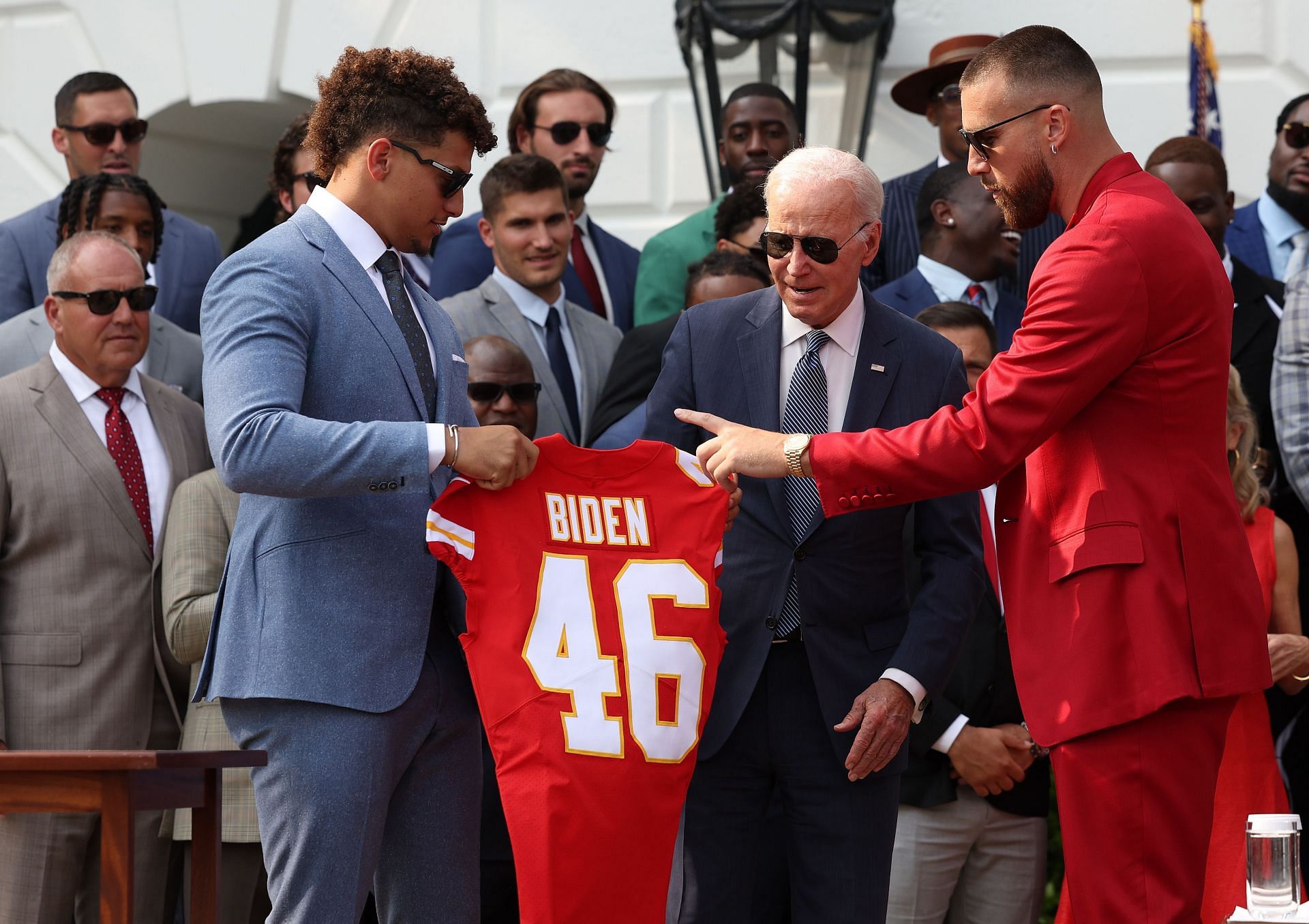 Super Bowl Champs Patrick Mahomes and Travis Kelce Don Rolex