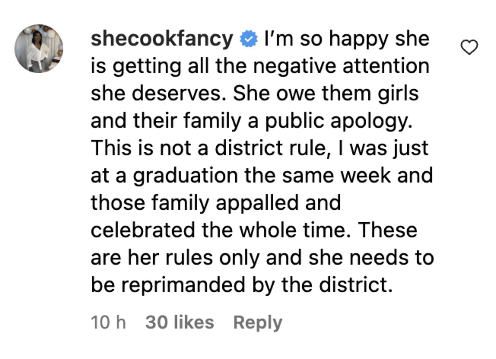 Social media users were left outraged after the Principal of a girl&#039;s school denied the students their degrees during the graduation ceremony. (Image via Instagram)