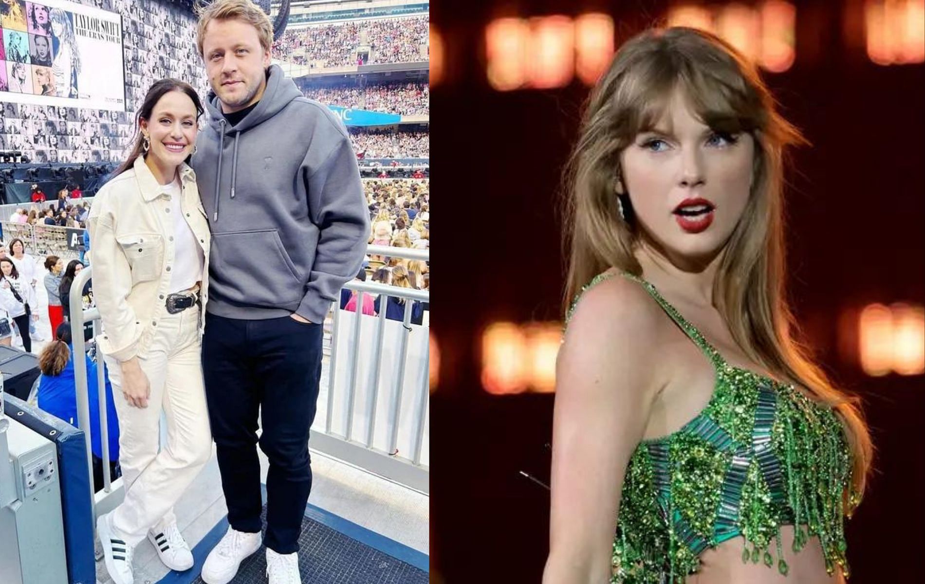 Morgan Rielly and his fiancee Tessa attended Taylor Swift concert