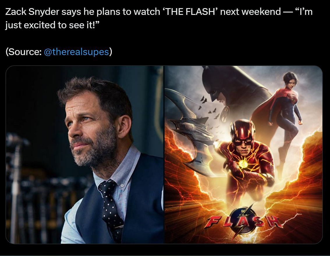 Discussing Film&#039;s post about Snyder (Image via Twitter)