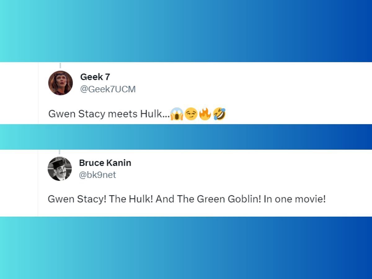 Stills of viewers&#039; reaction to the trailer of Poor Things shared on Twitter by DiscussingFilm (Images via