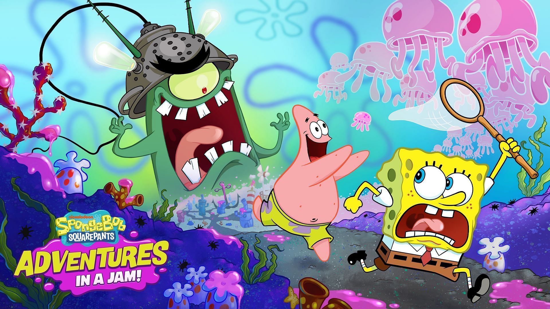 The new SpongeBob title is a city-building game for mobile devices. (Image via Whaleapp)