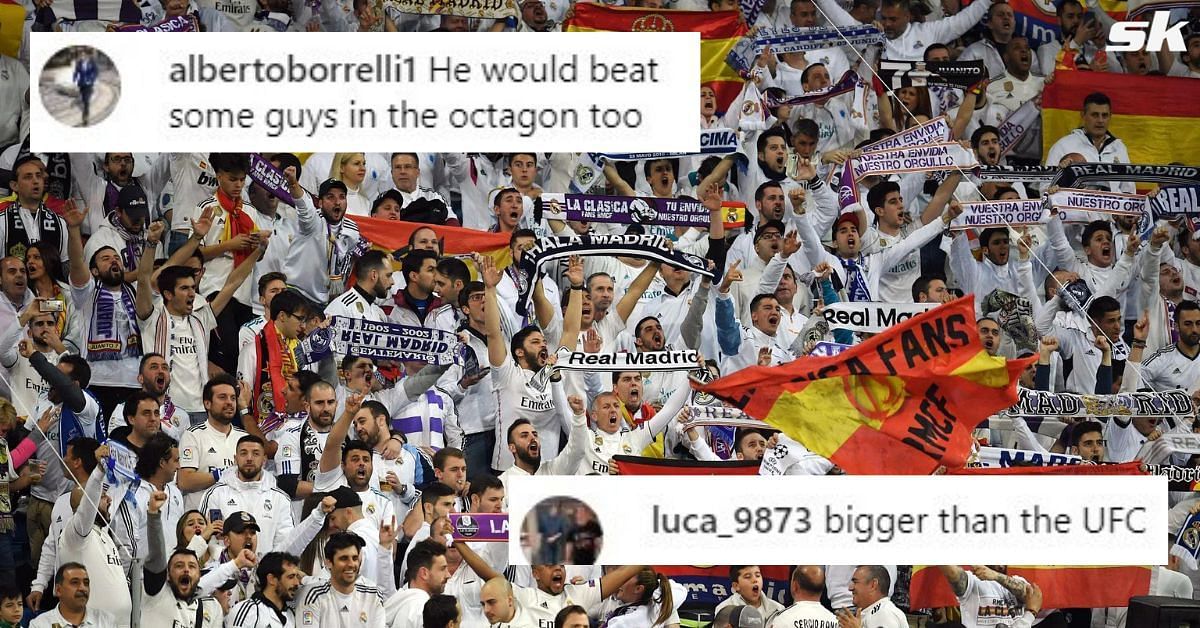 Real Madrid legend attended UFC event