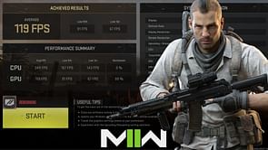 How to run in-game Benchmark in Modern Warfare 2