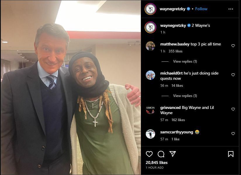 Wayne Gretzky&#039;s Instagram