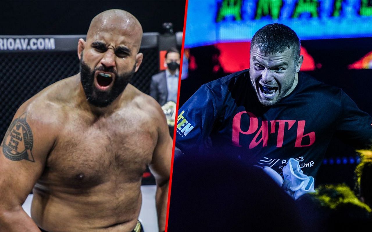 Arjan Bhullar (L) and Anatoly Malykhin (R) | Photo by ONE Championship