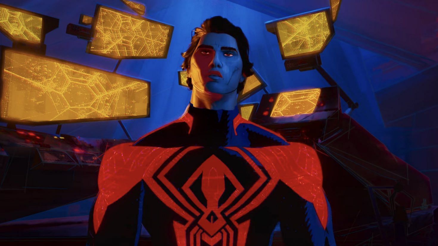 Fans uncover surprising alternate scenes featuring Miguel O&#039;Hara and Scarlet Spider in Spider-Man: Across the Spider-Verse (Image via Sony Pictures)