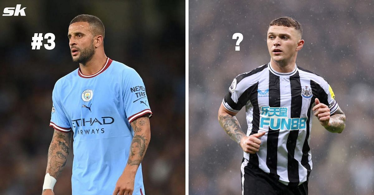 Kyle Walker (left) and Kieran Trippier (right)