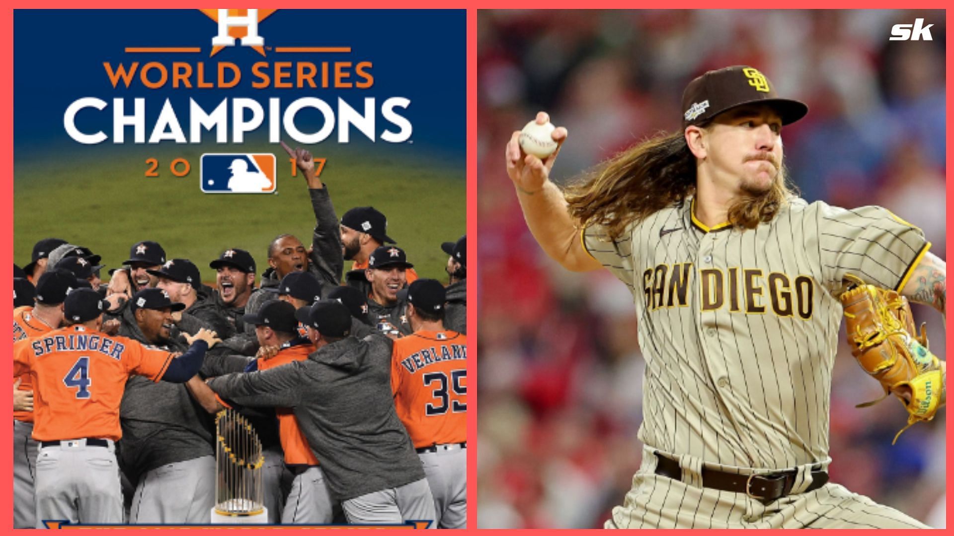 Houston Astros 2017 World Series champion squad; Mike Clevinger