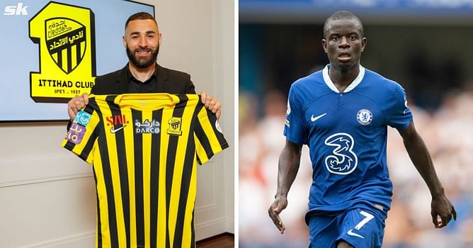 Karim Benzema welcomes N'Golo Kante to Al-Ittihad after former Chelsea star completes move to Saudi club