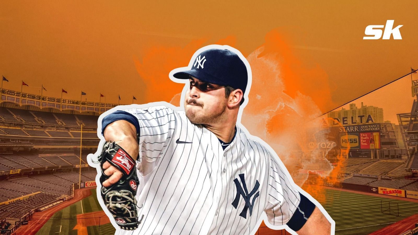 New York Yankees fans concerned as Carlos Rodon throws simulated game at smoky Yankee Stadium