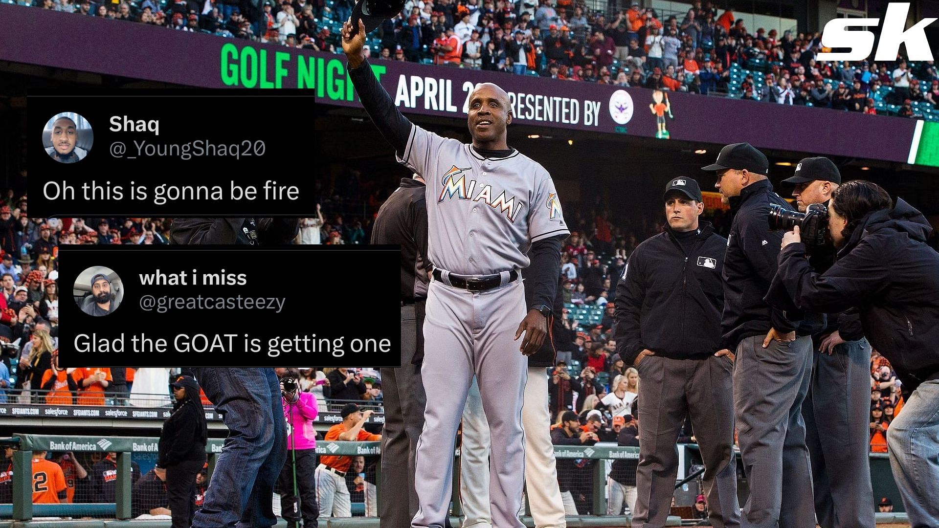 Miami Marlins Hitting Coach Barry Bonds