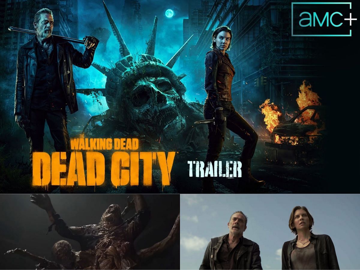 The Walking Dead: Dead City is the fourth spin-off of the parent show. (Photos via YouTube/AMC/Sportskeeda)