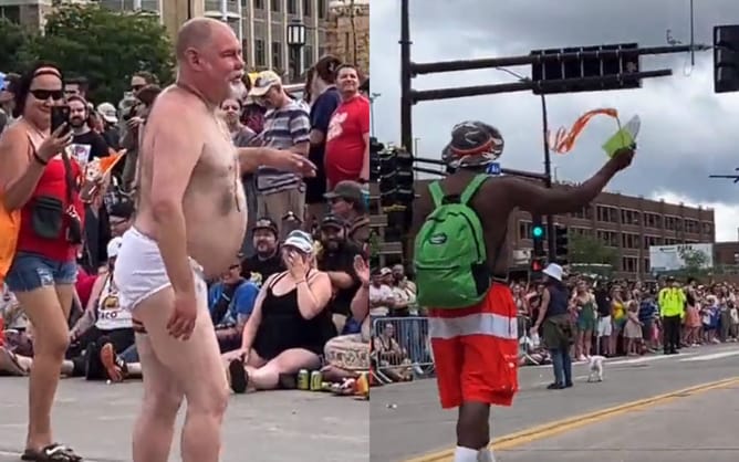 "Where are the morals and decency?" - Ben Askren lashes out at Pride month celebration of man twerking in front of children