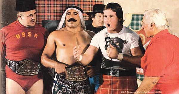 WWF World Tag Team Champions The Iron Sheik and Nikolai Volkoff