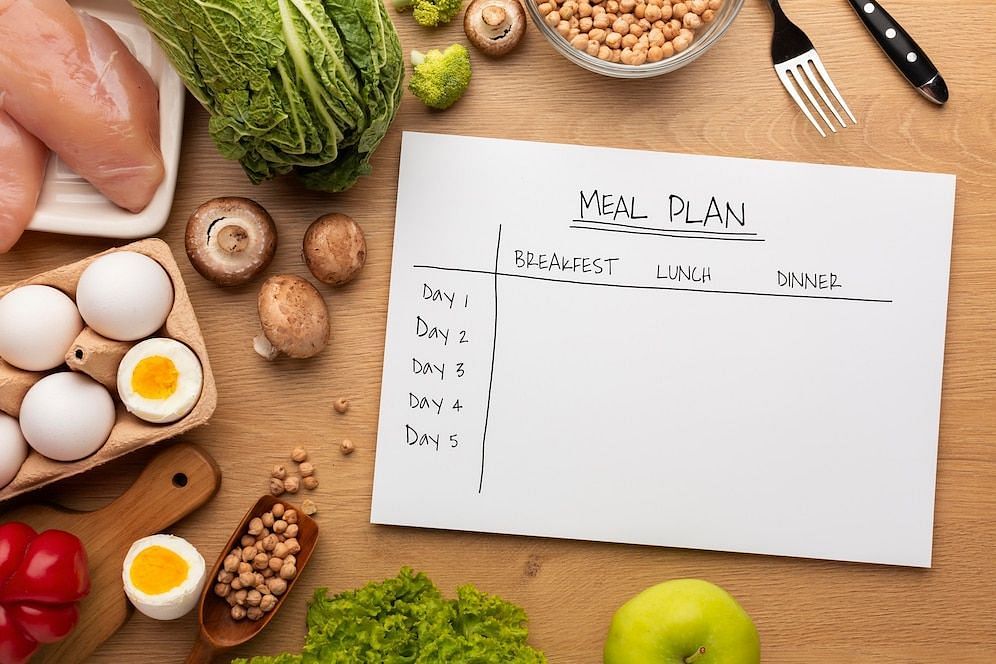 Plan your Meals (Image via Freepik)