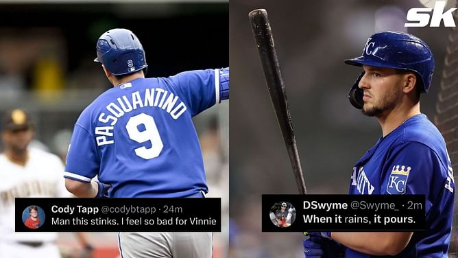Kansas City Royals fans devastated as Vinnie Pasquantino will be out for the season after undergoing surgery to repair torn labrum: "This stinks"