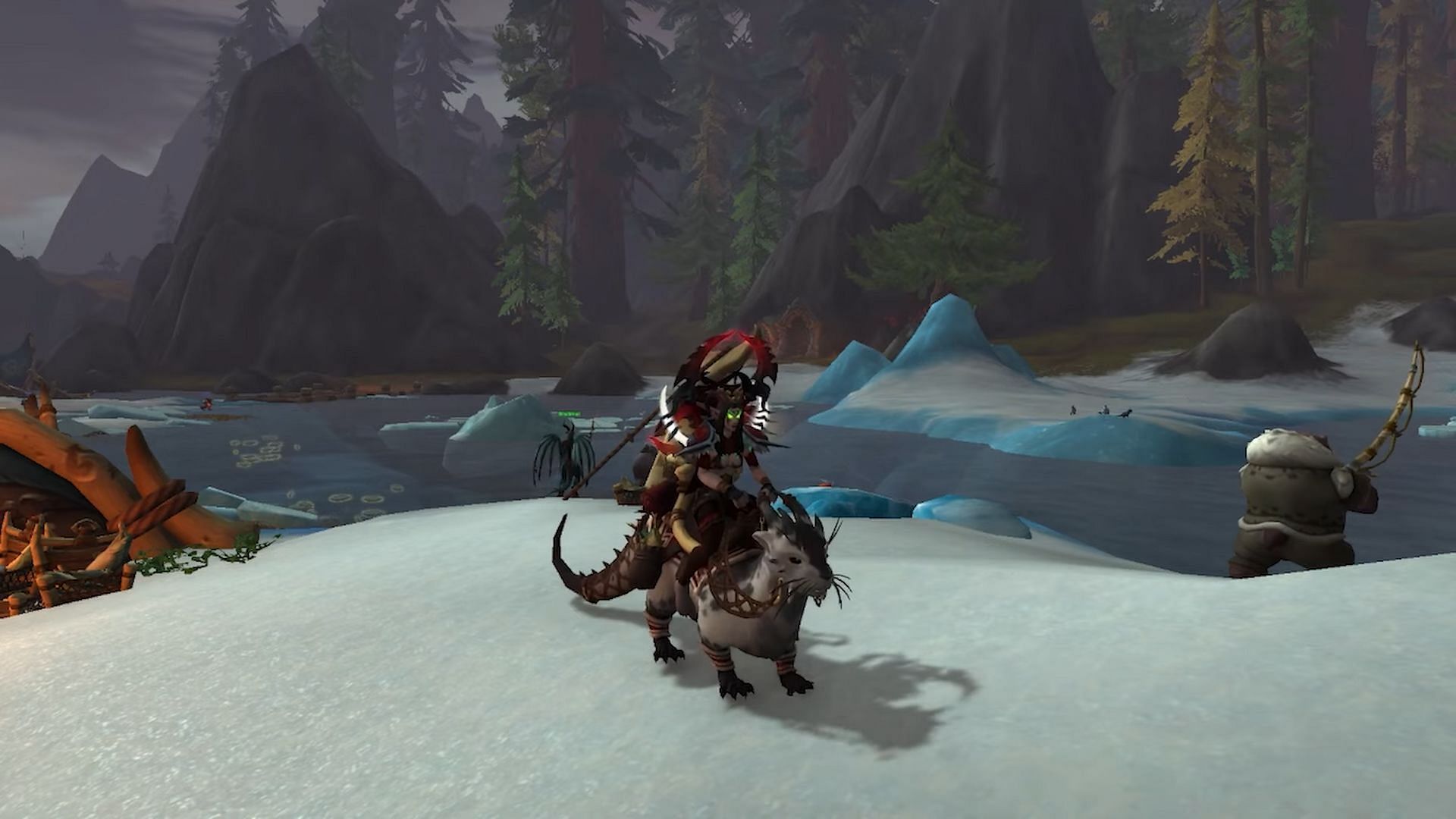 Ottuks are adorable otter-like mounts you can farm in World of Warcraft: Dragonflight (Image via Blizzard)