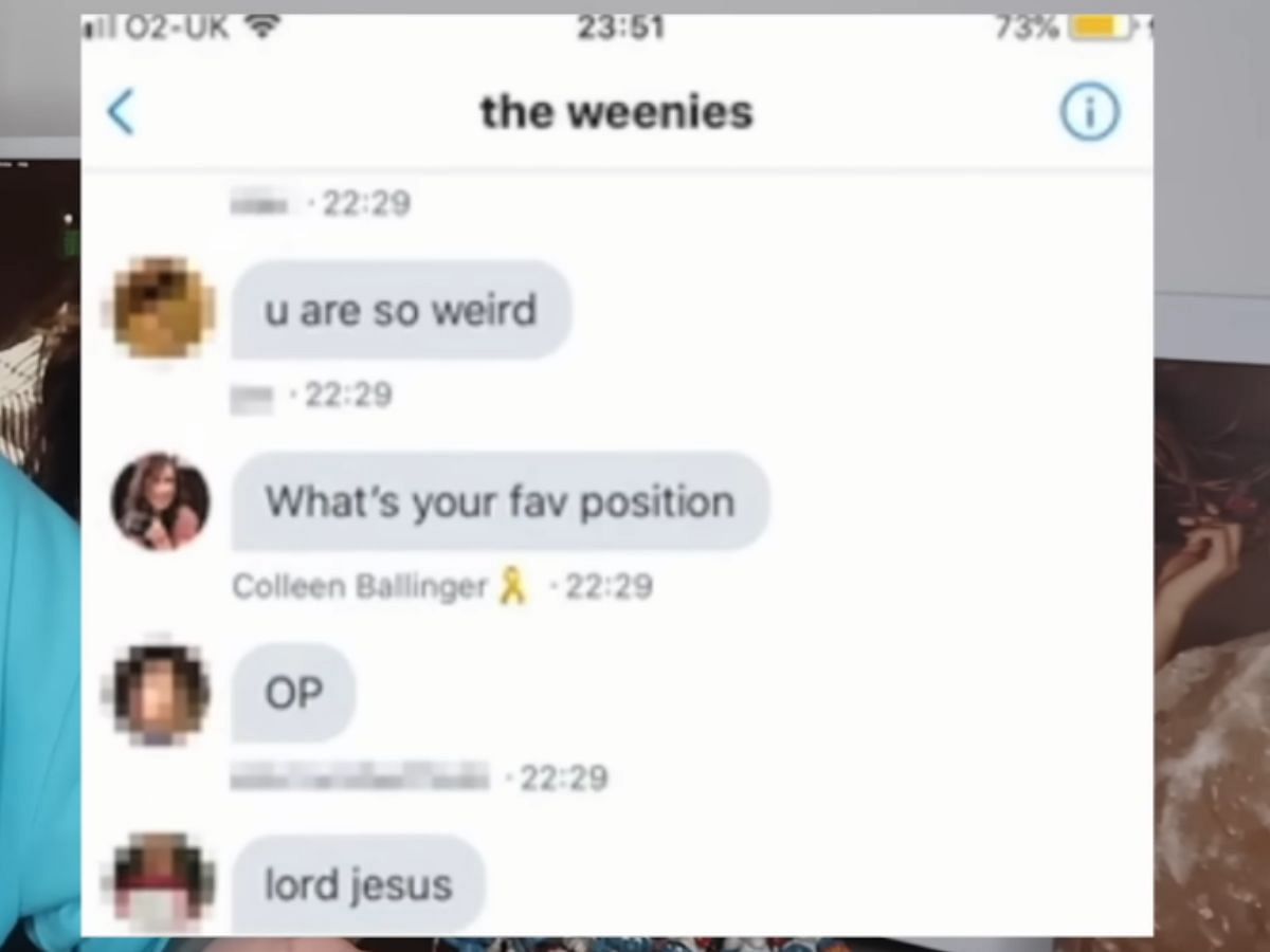 Adam McIntyre shares screenshots of inappropriate comments (Image via YouTube/Adam McIntyre)