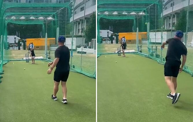 [Watch] David Warner plays cricket with his daughter ahead of second Ashes 2023 Test