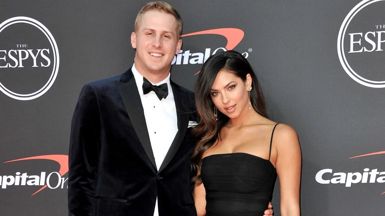 Jared Goff and Christine Harper