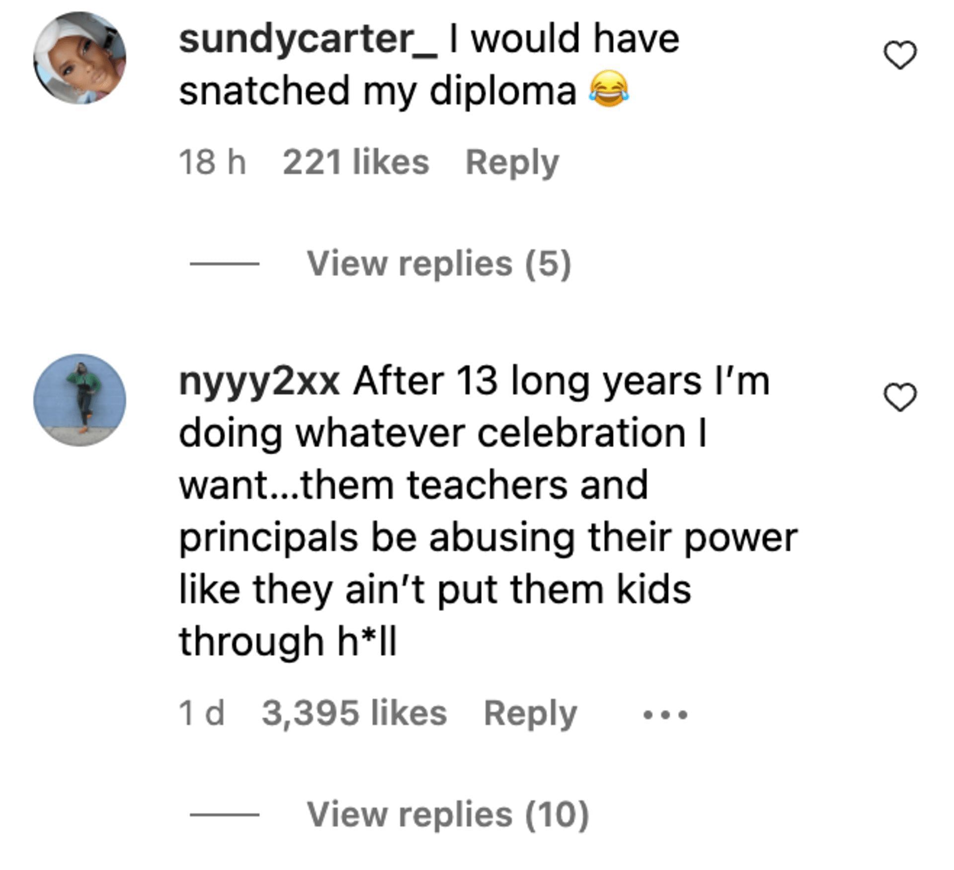 Social media users were left outraged after the Principal of a girl&#039;s school denied the students their degrees during the graduation ceremony. (Image via Instagram)