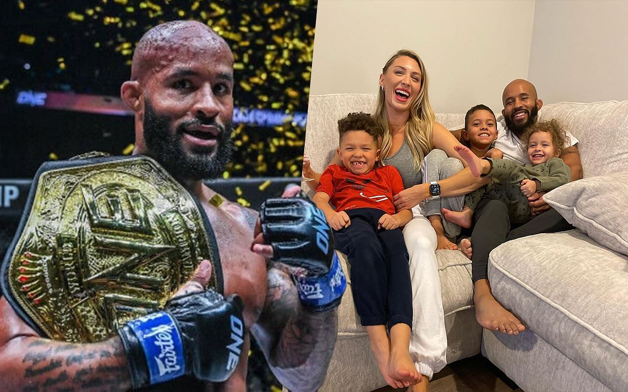 Demetrious Johnson and family | Image courtesy of ONE