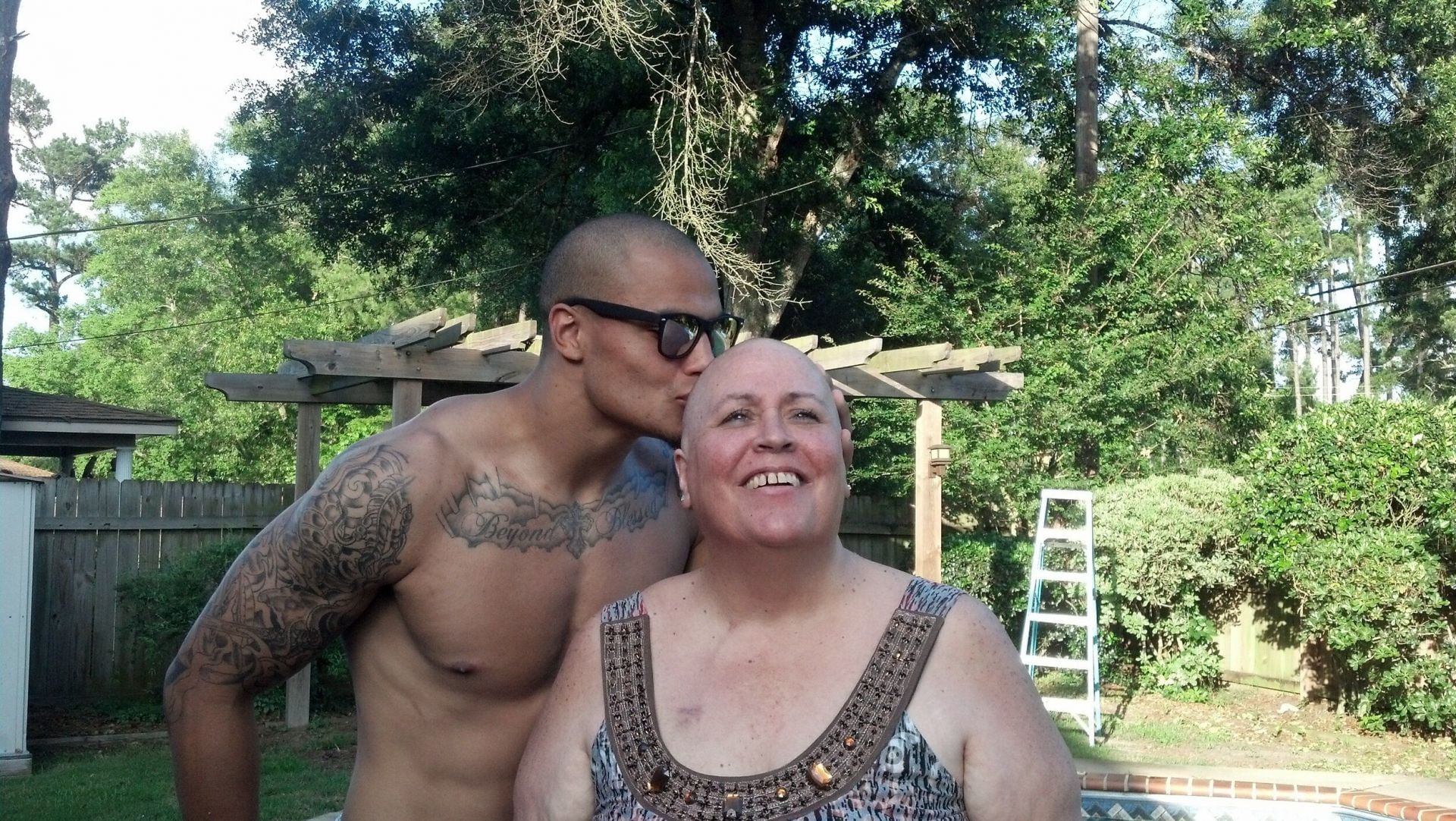 Dak Prescott with his late mother, Peggy.