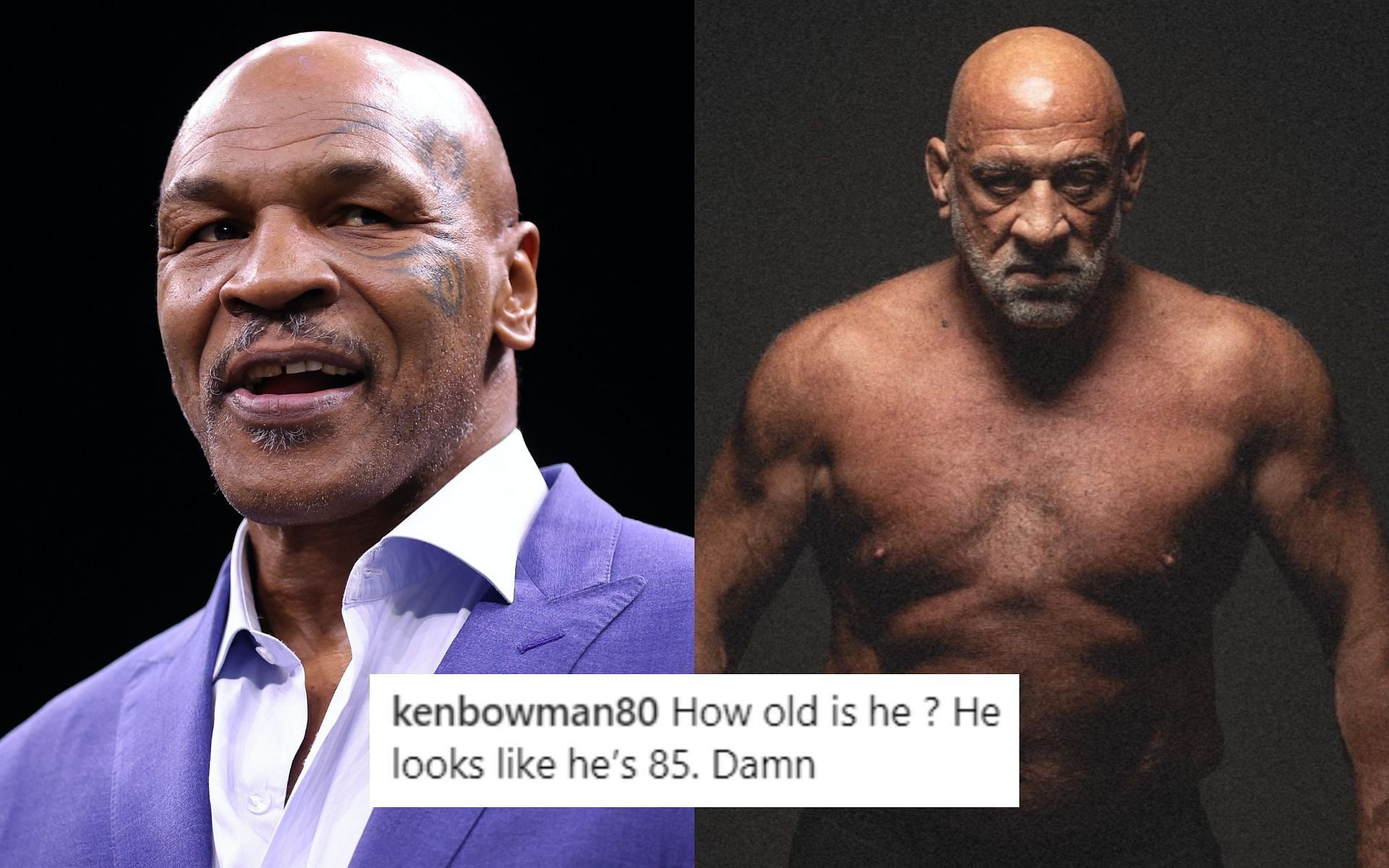 Mike Tyson (left) and Mark Coleman (right) [Image credits: Getty Images and @markdcoleman on Instagram]