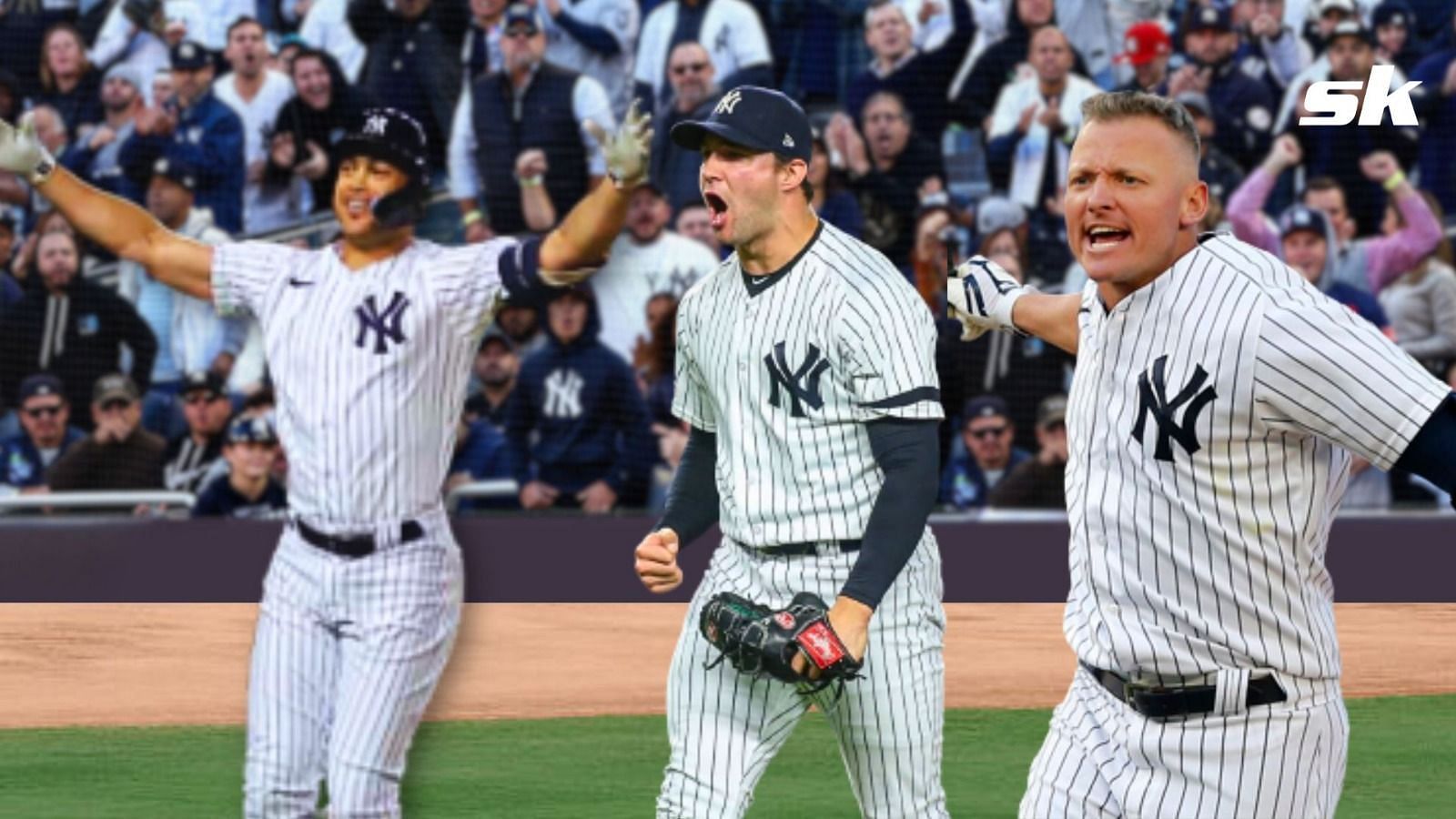 New York Yankees Players Celebrate