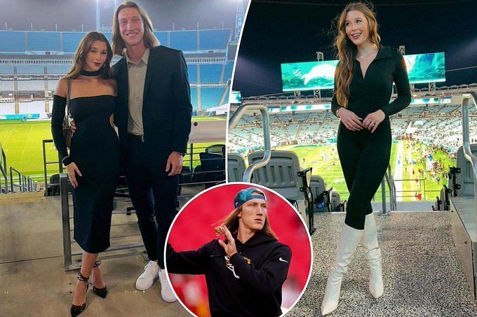 Trevor Lawrence's wife, Marissa, reacts to Jaguars' wild win