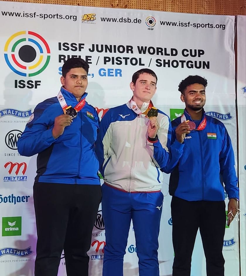 ISSF Junior World Cup Amanpreet Singh wins gold as India continues to