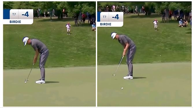 Keegan Bradley soars up the leaderboard with 9th Birdie of the day at the Memorial Tournament