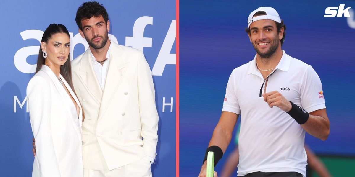 Tennis Star Matteo Berrettini & Girlfriend Melissa Satta Wrapped