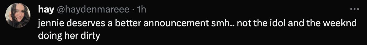 A quote tweet to The Weeknd&#039;s announcement (Image via Twitter/@theweeknd)