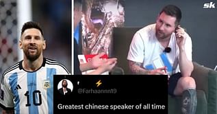 "Greatest Chinese speaker of all time", "Man of many talents" - Fans react hilariously as Lionel Messi attempts to speak Mandarin