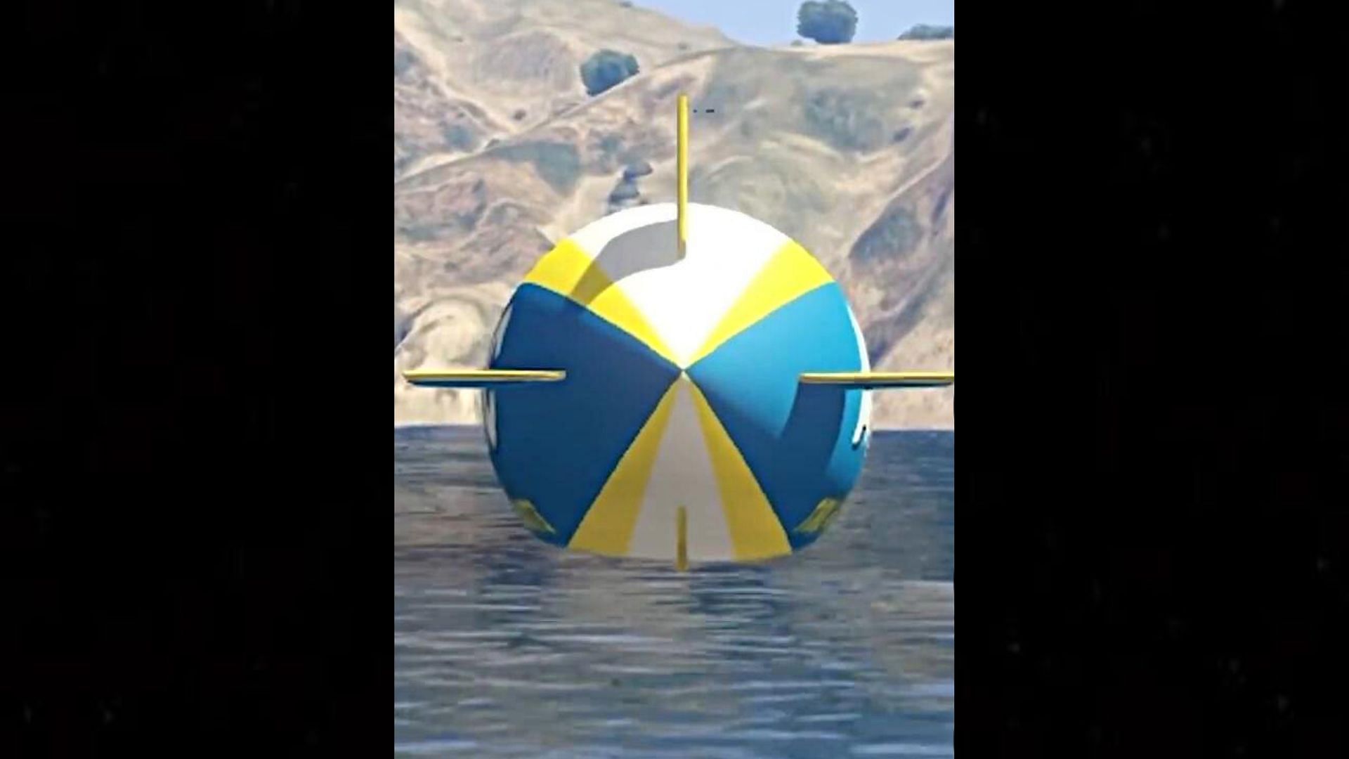 Blimp floating (Image via YouTube/GrayStillPlays)