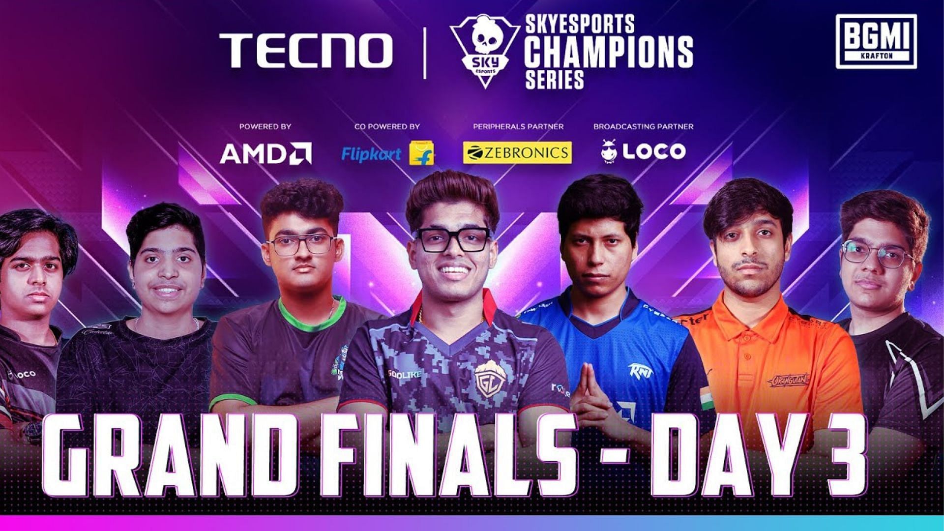 Blind Esports leads BGMI Champions Finals standings after Day 3 (Image via Skyesports)