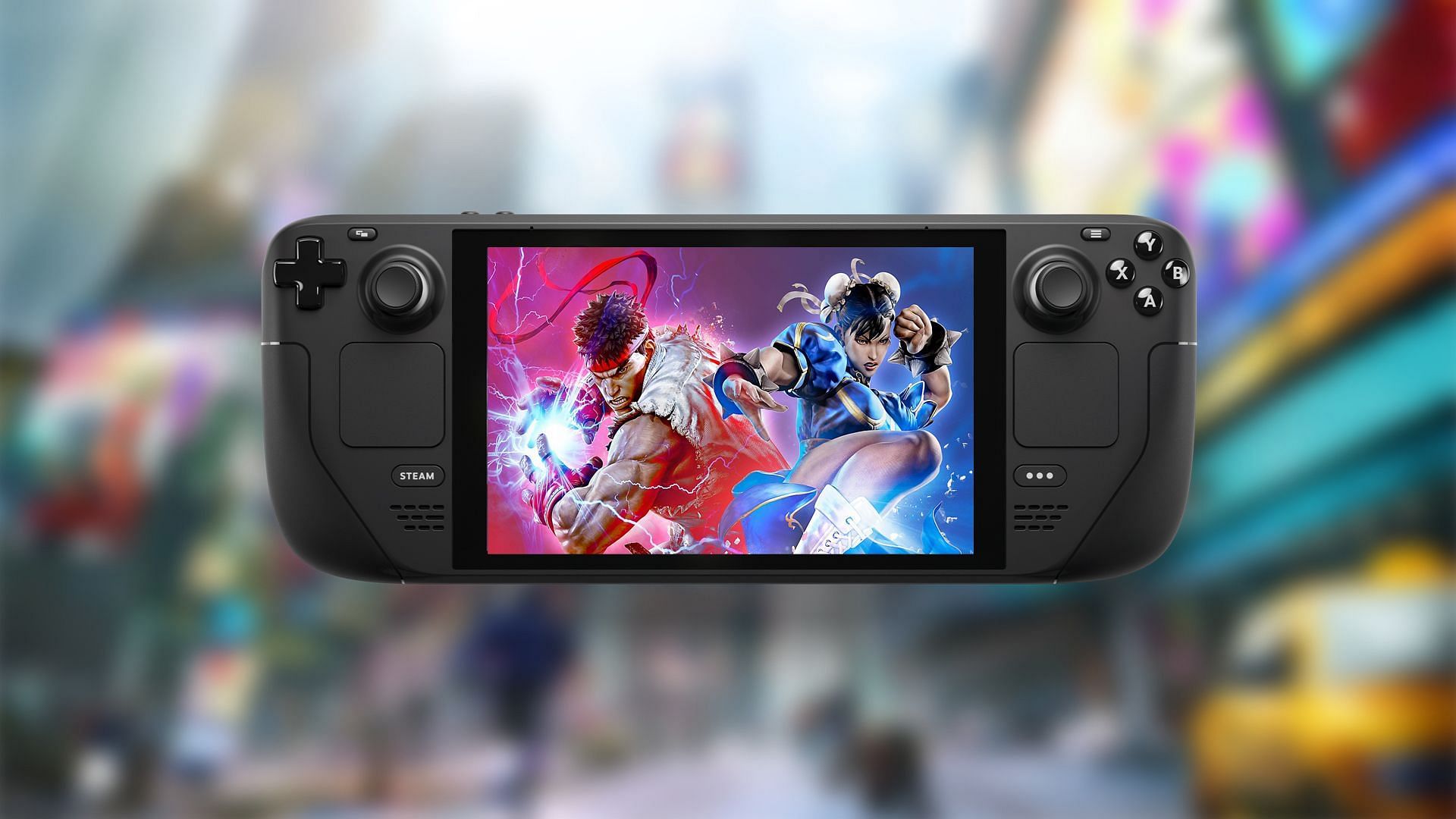 Street Fighter V - Steam Deck handheld gameplay (maximum graphics