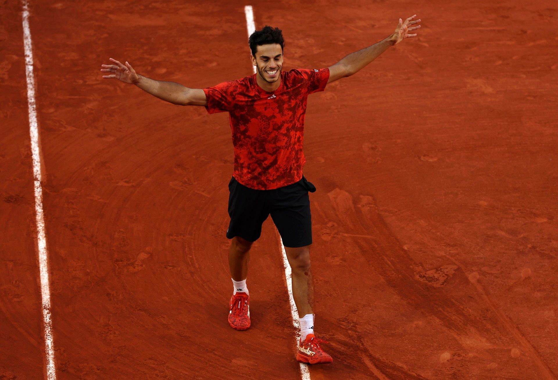 Francisco Cerundolo after his third round win against Taylor Fritz