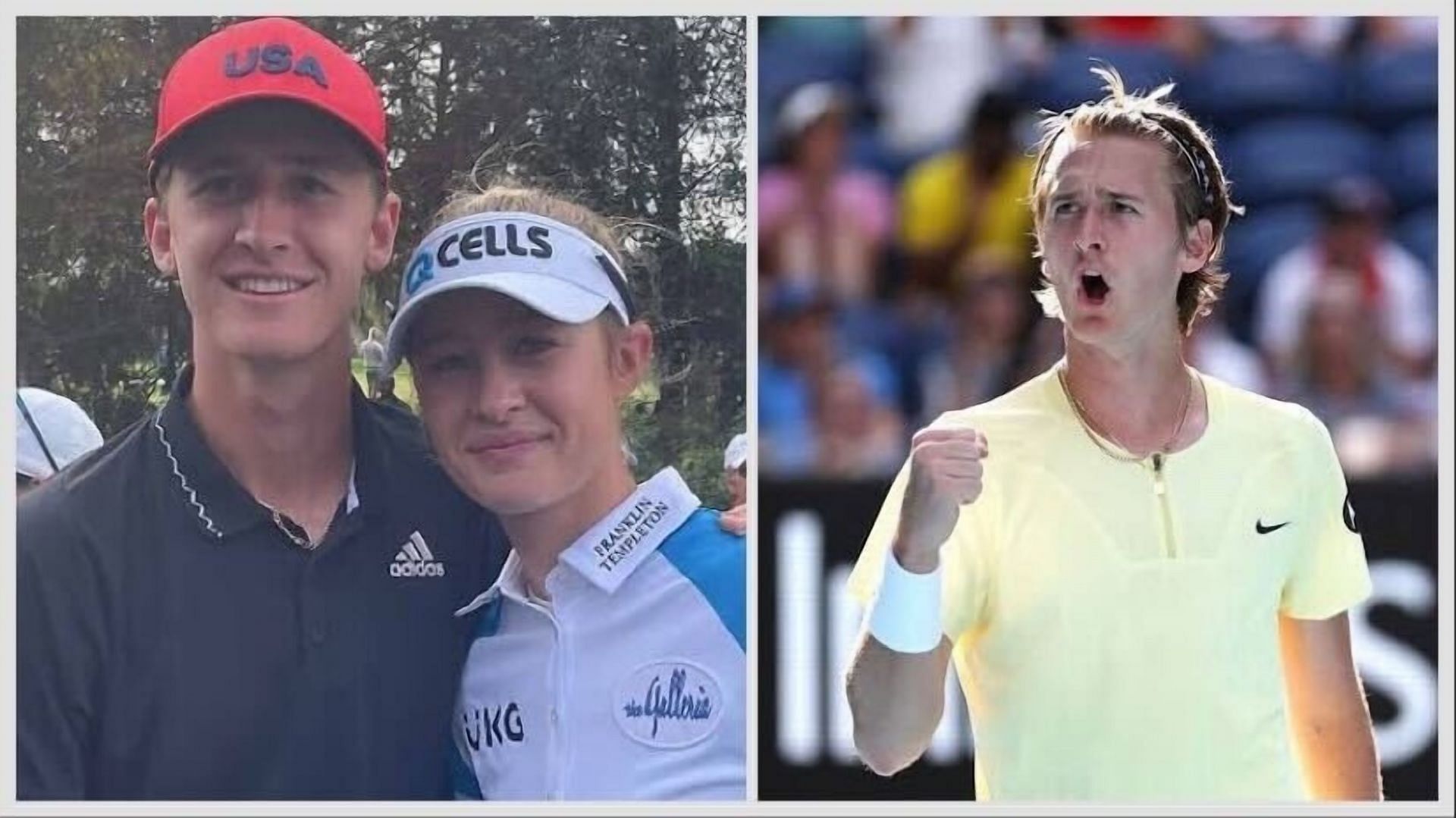 Sebastian Korda expresses excitement over his sister Nelly returning to golf