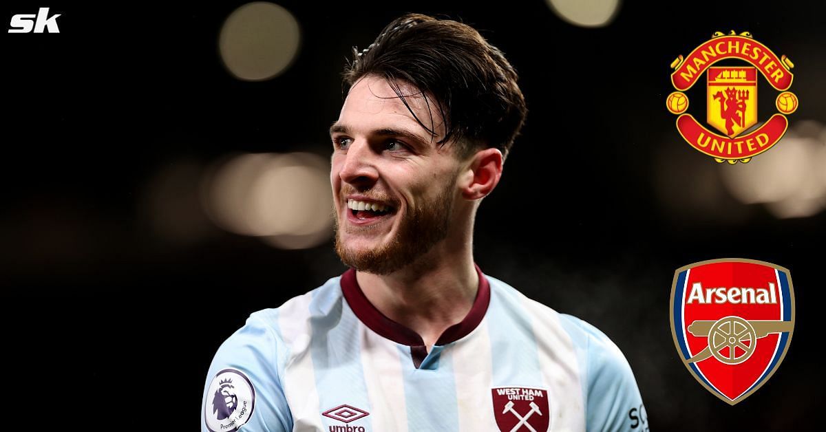 West Ham United and England midfielder Declan Rice.