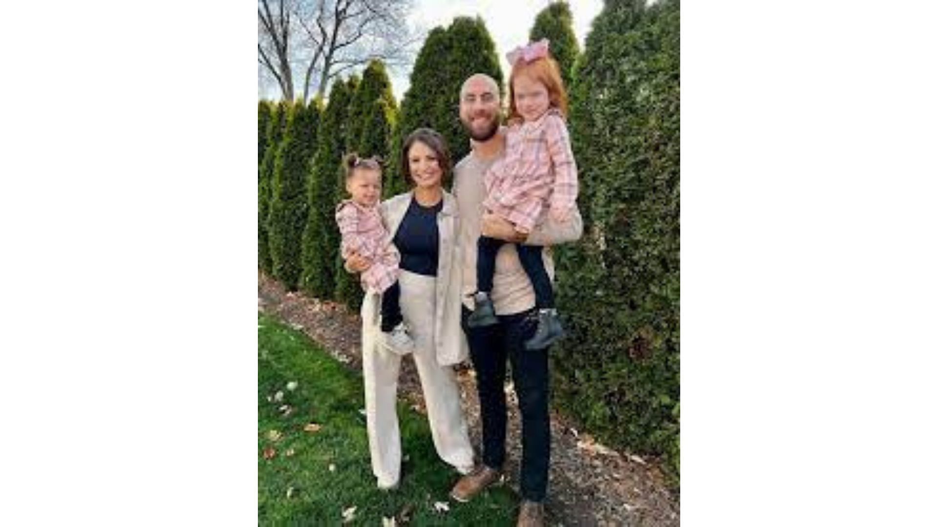 Anthony Bass with his family