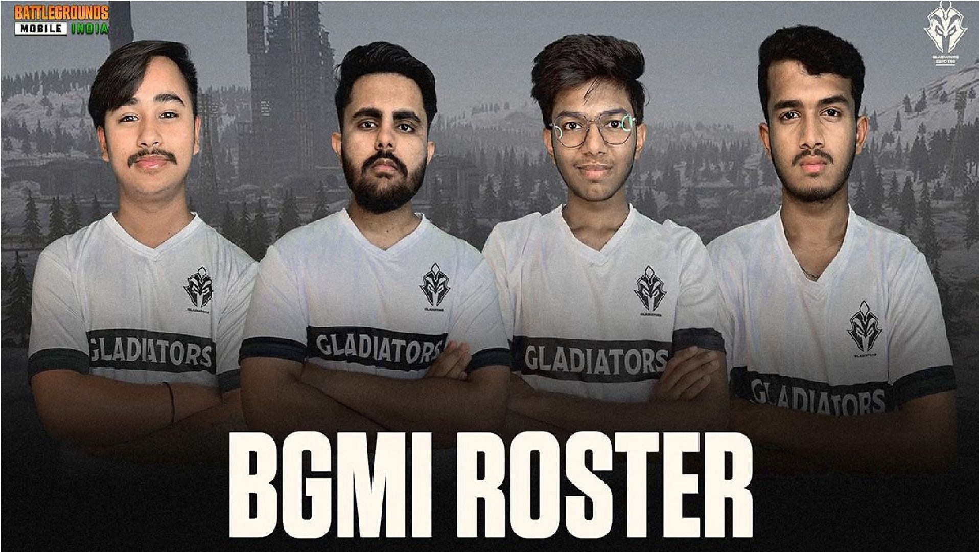 Gladiators roster (Image via Gladiatorsesports.official)